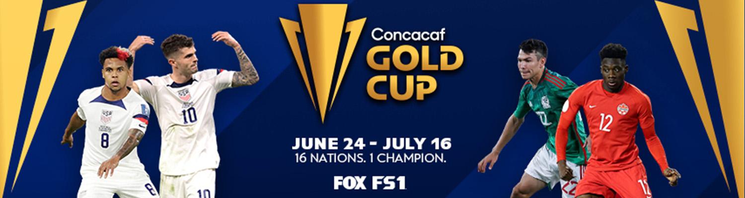 Promotional art for the Gold Cup on Fox and FS1