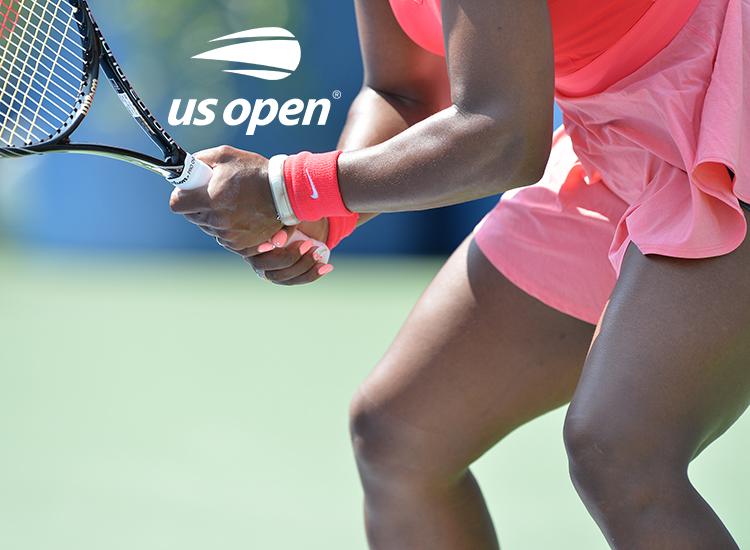 Promotional art for the U.S. Open with Serena Williams