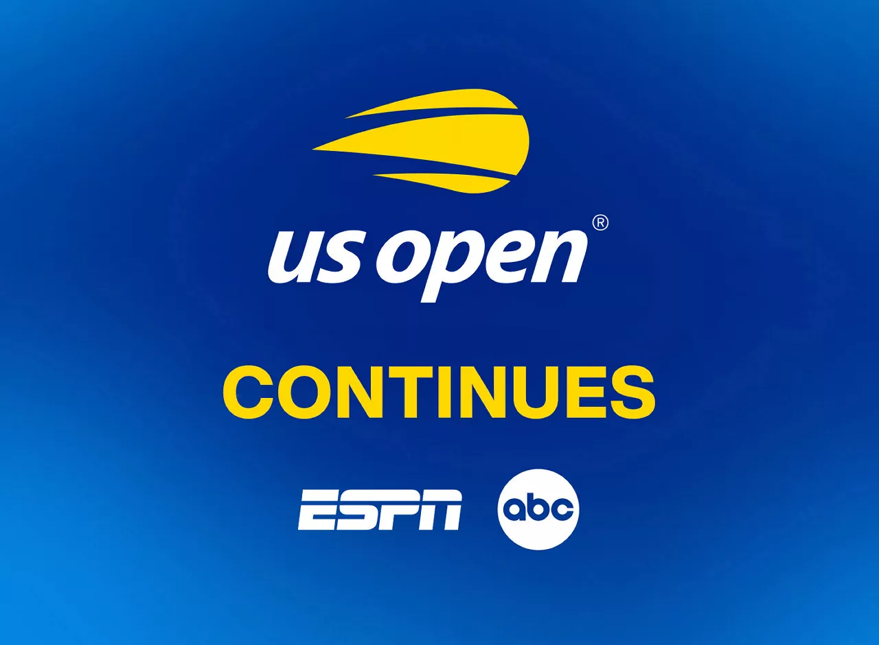 Promotional art for the U.S. Open on ESPN