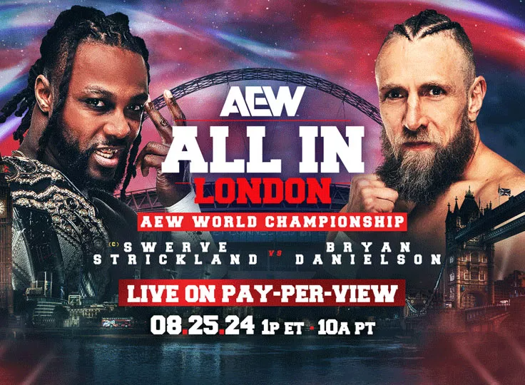 Promotional art for AEW All In 2024 on PPV