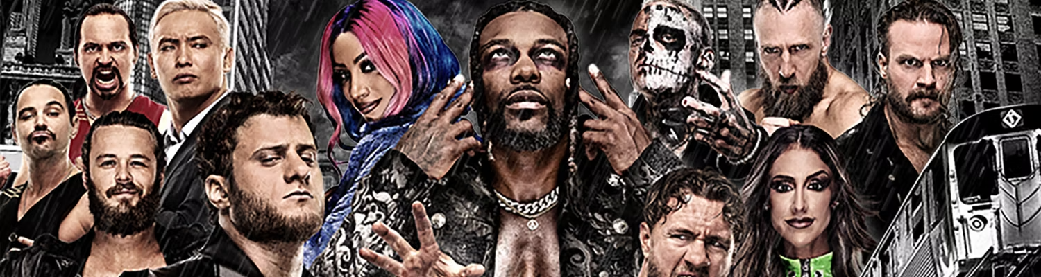 Promotional art for AEW All Out